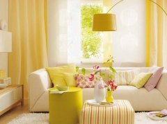 <b>欢快明亮的室内设计使用黄色色调</b>